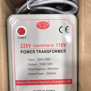 220v to 110v/120v 2000w Step Down Voltage Converter Transformer Converts
