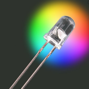 Led Diode 5mm Super Bright RGB LED Multicolor (Pack of 20 Pcs) 2 pin Legs Red, Green. Blue Colors(Fast Blinking)