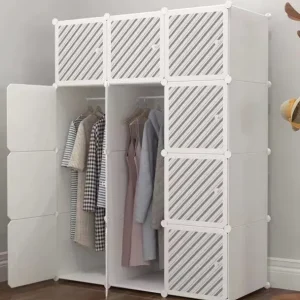 Baby Wardrobe Door Plastic Sheet Kids Wardrobe Storage Rack Closest Organizer for Clothes Kids Furniture Living Room Bedroom Small Accessories