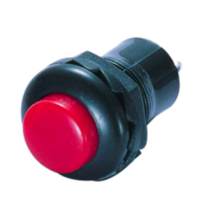 2 Pcs Push Button On Off Switch Black And Red [Pack of 2 Pcs]