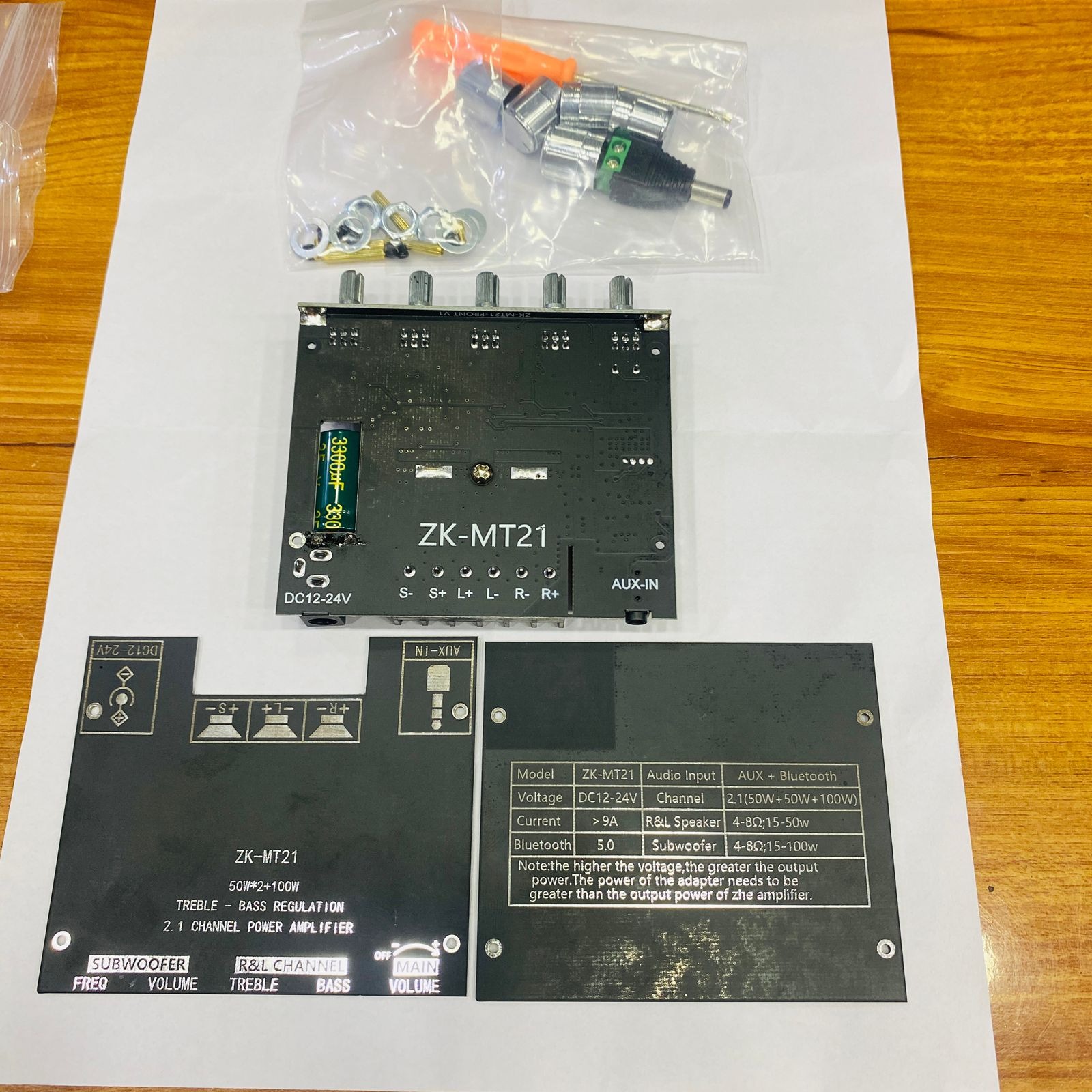 Digital Power Amplifier Module, 50W 50W 100W PCB 49ft Transmission Distance Bluetooth Digital Power Amplifier Module for DIY Sound System - Image 2