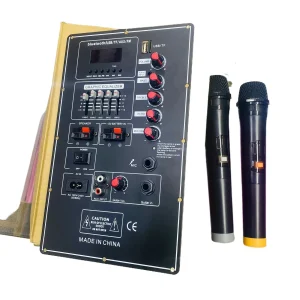15" Trolly Speaker Board With 2 Microphone